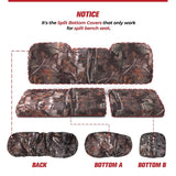 Kemimoto Polaris Ranger XP 1000 Camouflage Seat Cover - 3 Pcs