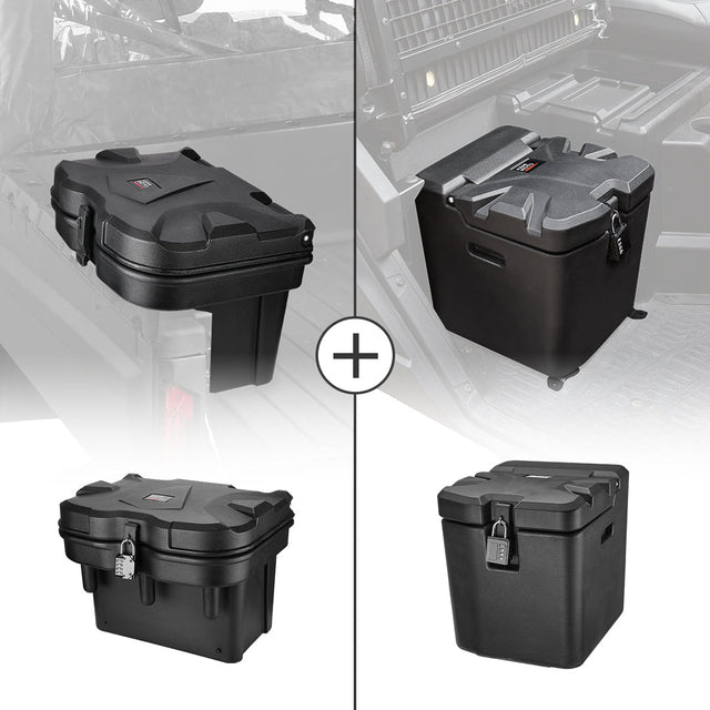 Kemimoto Polaris Ranger XP 1000 Cargo Storage Device Tool Box & Under Seat Storage Box