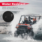 Kemimoto Polaris Ranger XP 1000 Split Bench Seat Covers - 6 PCs