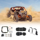 Kemimoto Polaris Ranger XP 1000 Crew Turn Signal Kit, Seat Cover & Side Mirrors