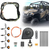Kemimoto Polaris Ranger XP 1000 Crew Turn Signal Kit, Seat Cover & Side Mirrors
