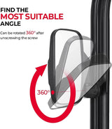 Kemimoto Polaris Ranger XP 1000 Crew Turn Signal Kit, Seat Cover & Side Mirrors