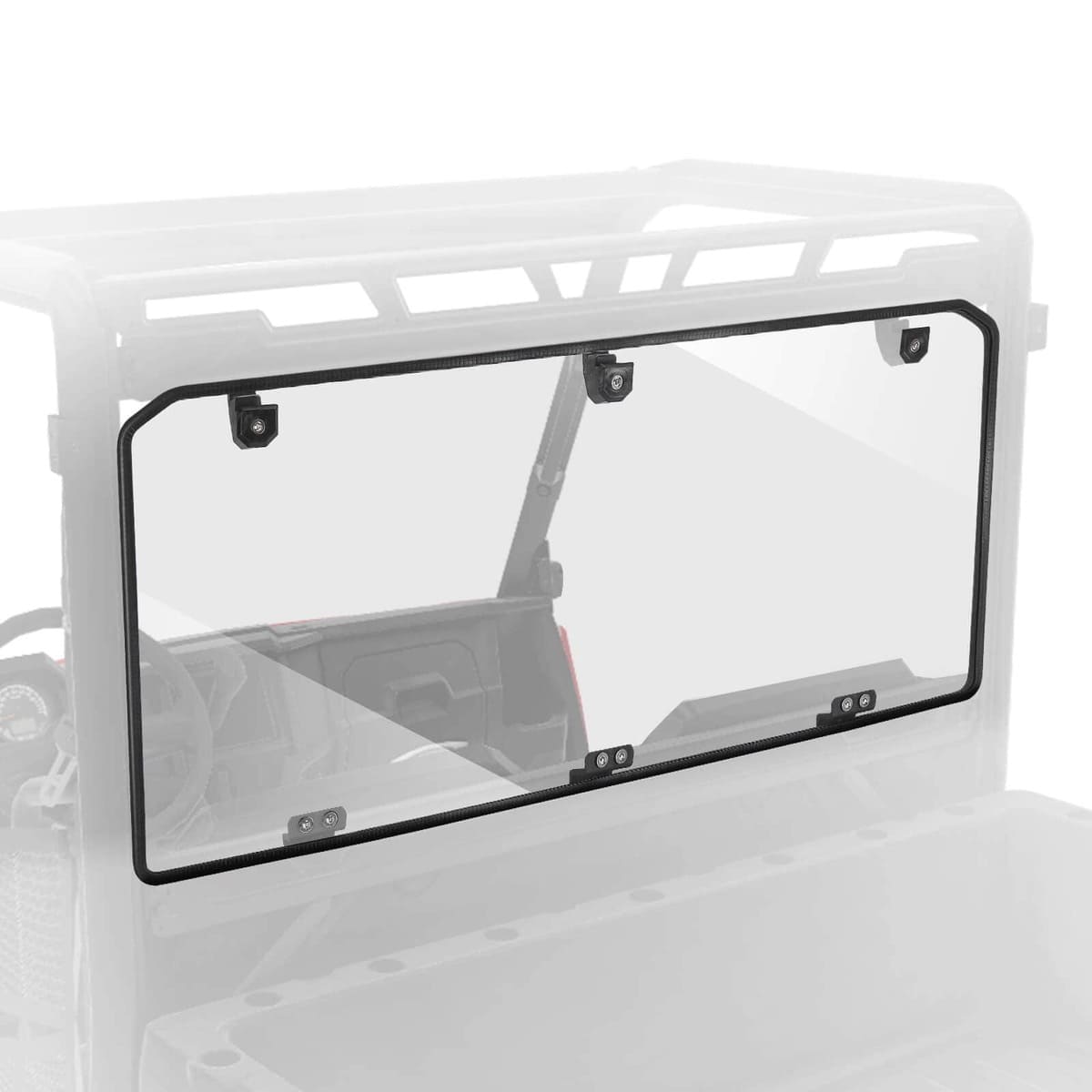 Kemimoto Polaris Ranger XP 1000 Rear View Mirror & Midsize 570 Rear Windshield