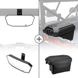 Kemimoto Polaris Ranger XP 1000 Rear View Mirror & Waterproof Tool Box - 45L