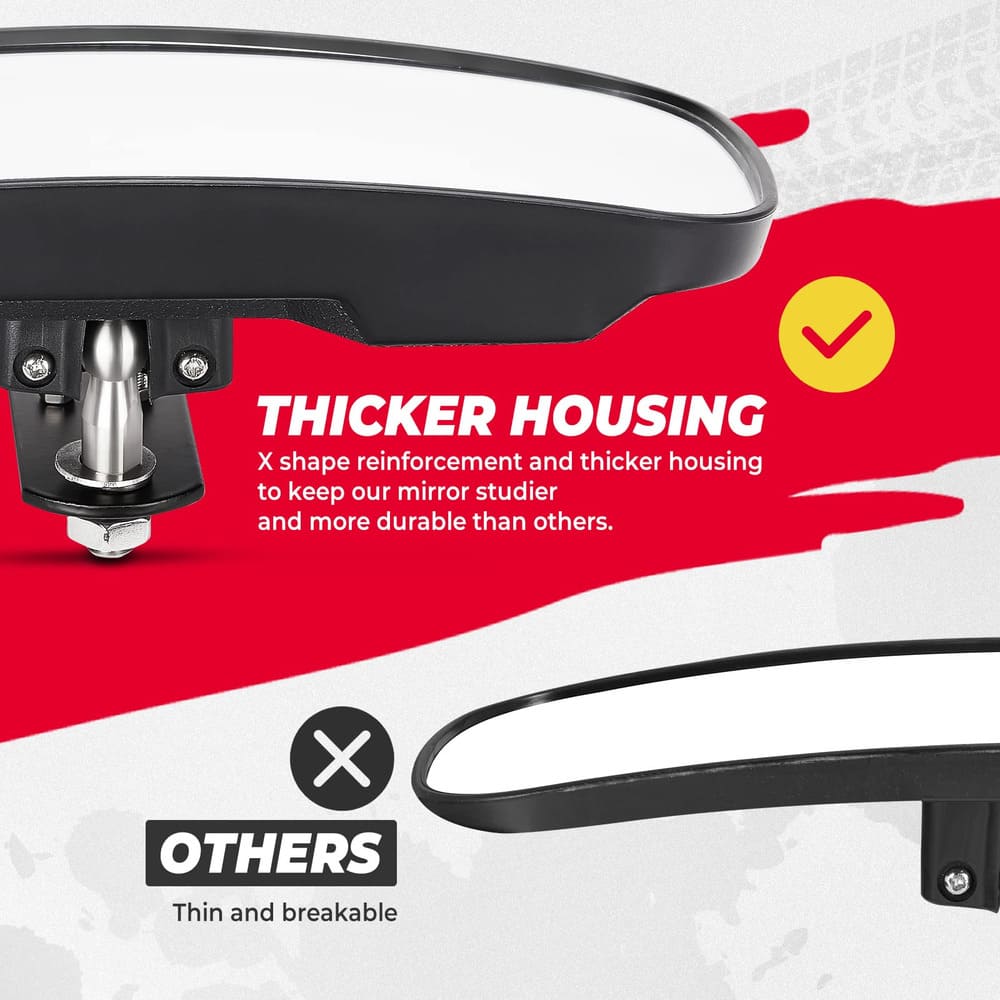 Kemimoto Polaris Ranger XP 1000 Rear View Mirror