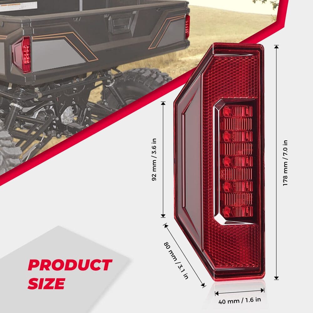 Kemimoto Polaris Ranger XP 1000 Tail Light