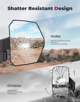 Kemimoto Polaris Ranger XP 1000 Upgraded Side Mirrors