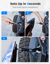 Kemimoto Polaris  Ranger XP 1000 UTV 7" Anti Rust Easy Door Latches - 1 Pair