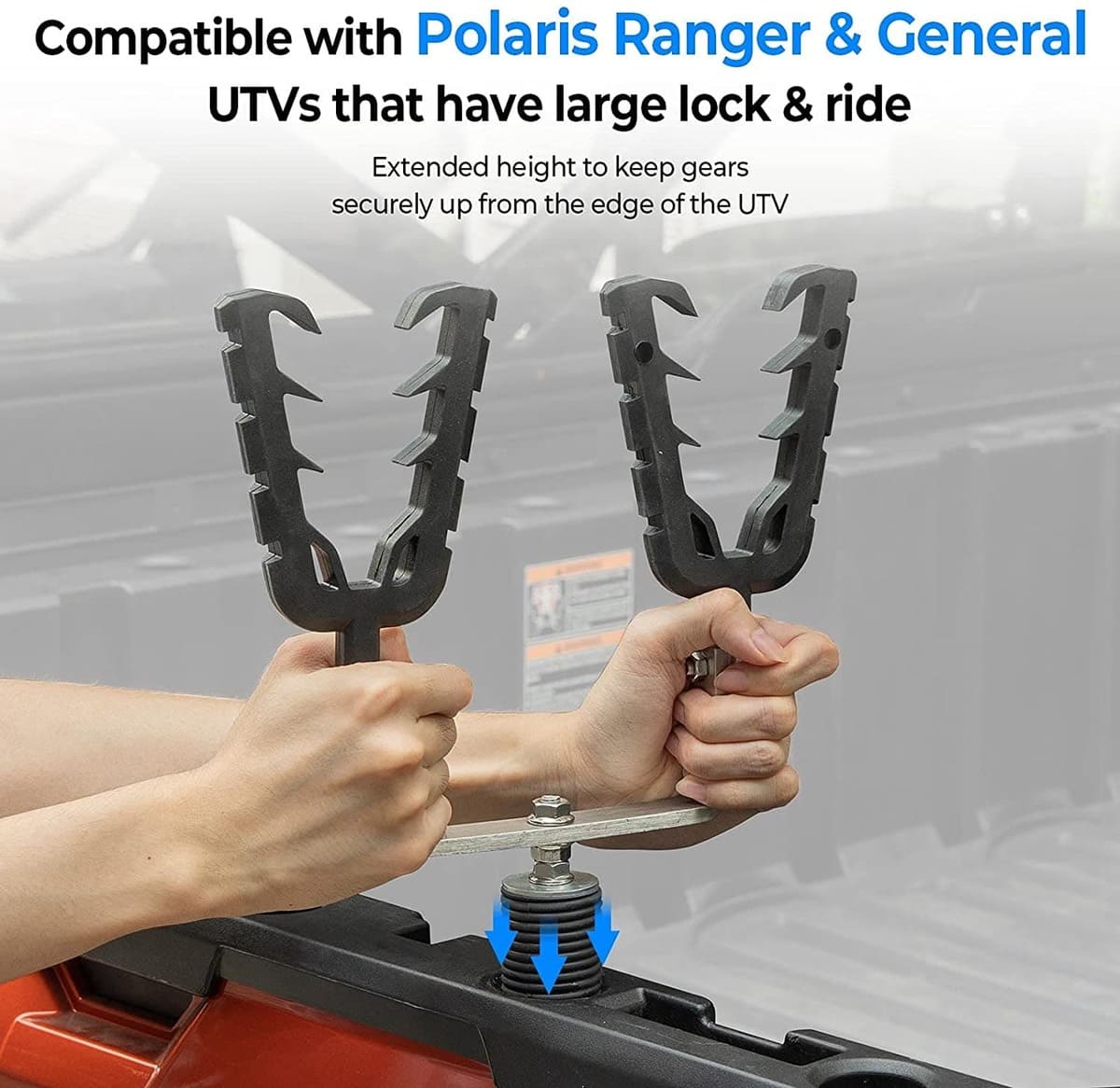 Kemimoto Polaris Ranger XP 1000 UTV Gun Mount Tool Rack