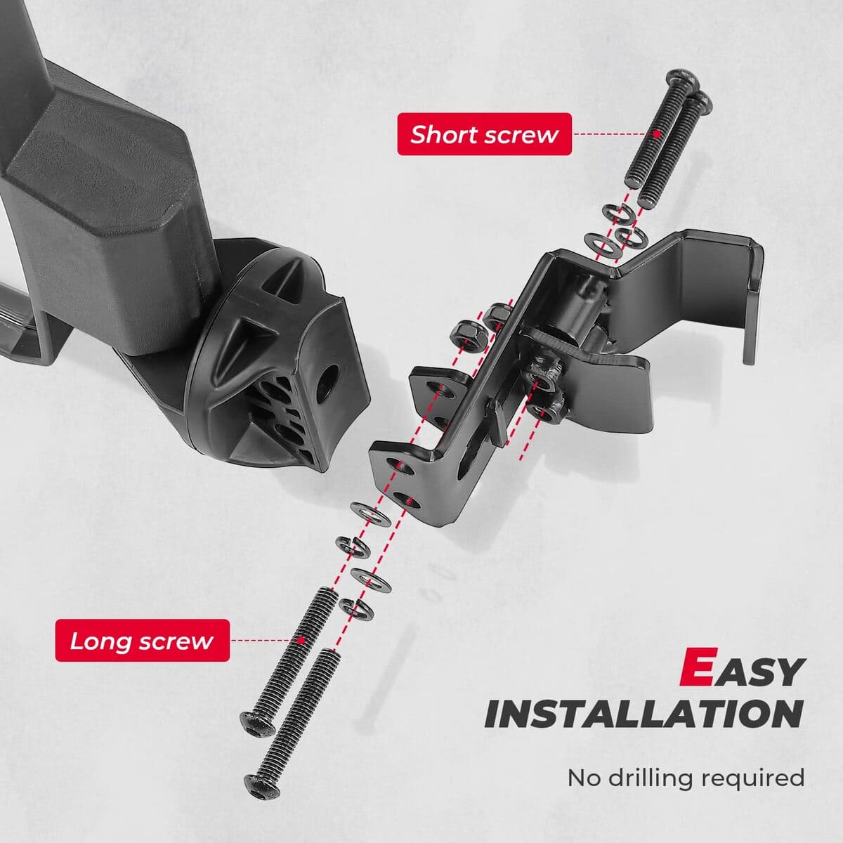 Kemimoto Polaris Ranger XP 1000 UTV Wider Pro Side Mirrors - Upgraded