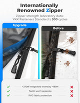 Kemimoto Polaris Ranger XP 1000 UTV Zippered Soft Rear Window