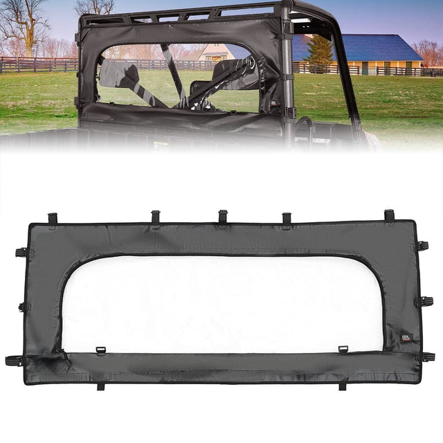 Kemimoto Polaris Ranger XP 1000 UTV Zippered Soft Rear Window