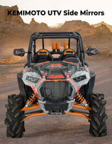 Kemimoto Polaris RZR 1.5"-2" UTV Roll Cage Side View Mirrors