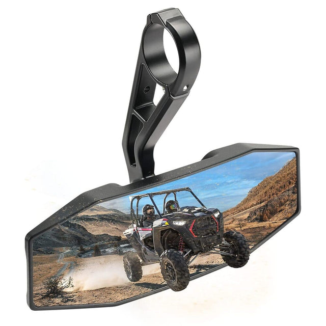 Kemimoto Polaris RZR 1.75” Roll Bar Rear View Center Mirror