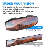 Kemimoto Polaris RZR 1.75” Roll Bar Rear View Center Mirror