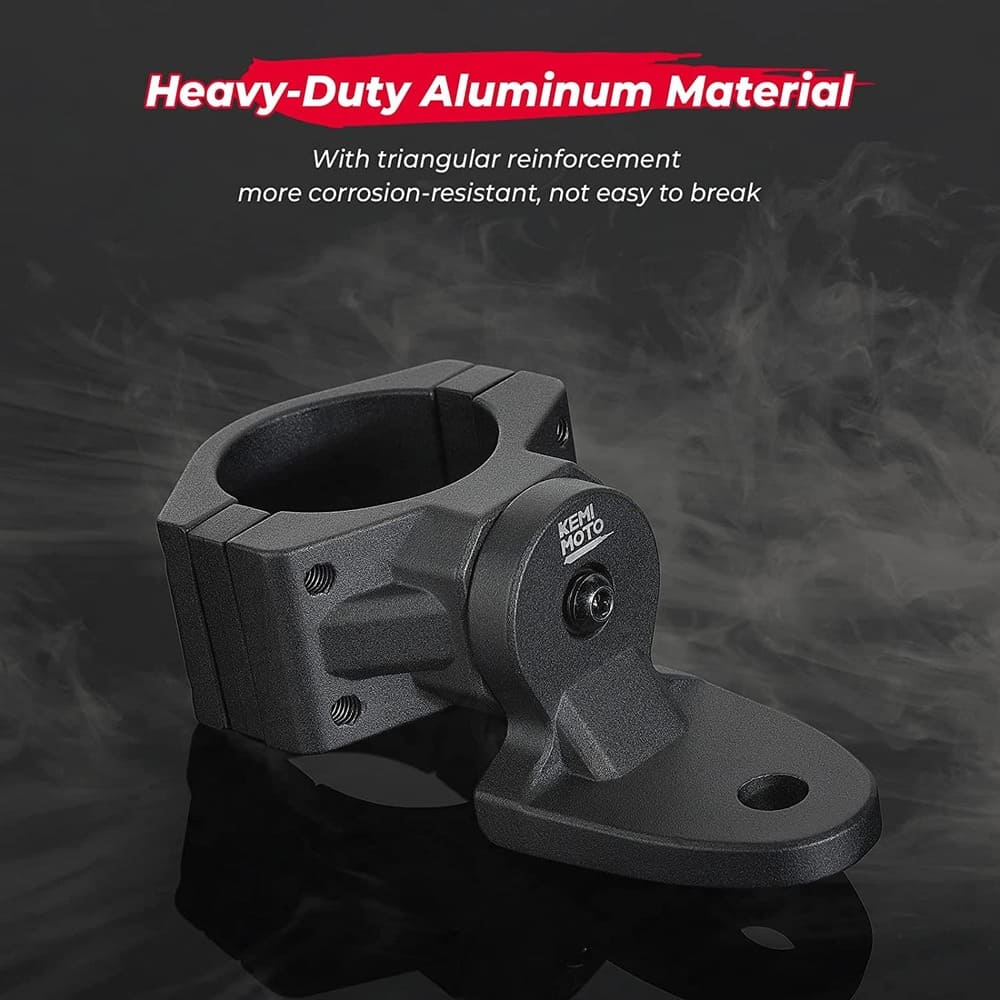 Kemimoto Polaris RZR 1000 1.75''-2'' Roll Bar Cage UTV Whip Light Mount