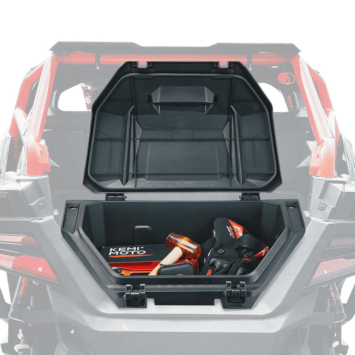Kemimoto Polaris RZR 36L Rear Cargo Box with Two Lockable Latches