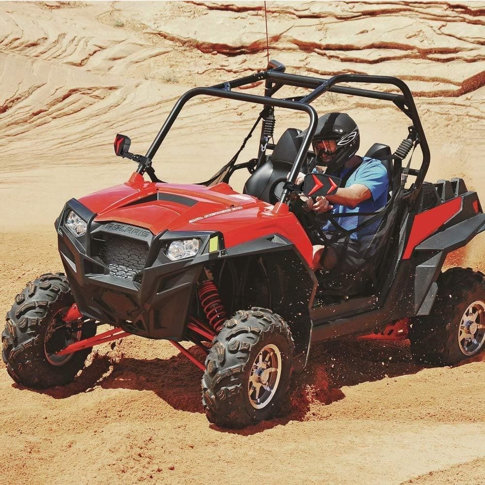 Kemimoto Polaris RZR 570 1.75" UTV Roll Bar Color Side Rear View Mirror