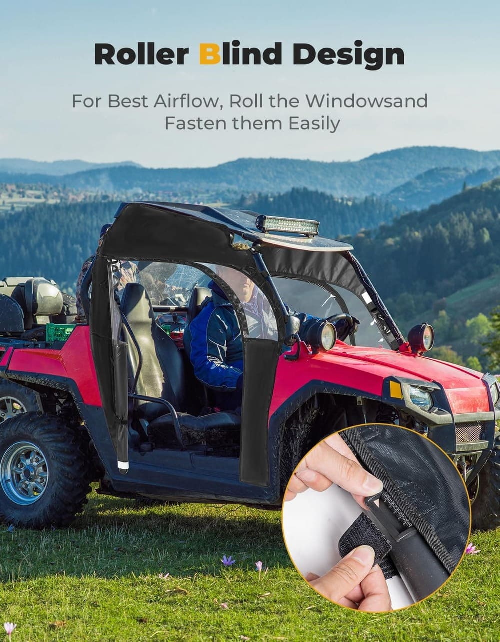 Kemimoto Polaris RZR 570 UTV Soft Cab Enclosure