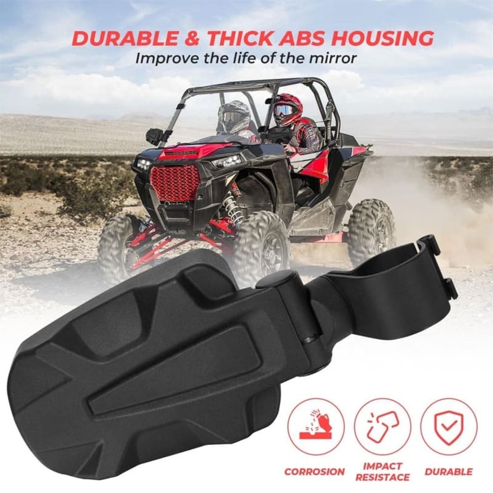 Kemimoto Polaris RZR XP 1000 1.75" Roll Cage Adjustable Side View Mirror