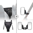 Kemimoto Polaris RZR Cab Pack Center Seat Bag & Side View Mirror