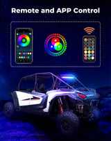 Kemimoto Polaris RZR/Can-Am Maverick X3 1.5” Roll Cage 30" LED Chase Light Bar