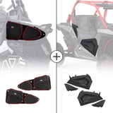 Kemimoto Polaris RZR Front Side Door Bags & Lower Half Door Inserts Panels