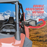 Kemimoto Polaris RZR Mirrors with LED Turn Signal Lights