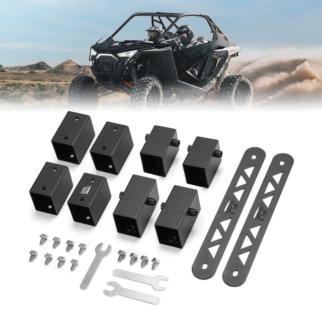 Kemimoto Polaris RZR Pro XP 2'' Risers Spacers Lift Kit - 8 pcs