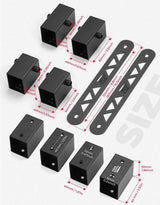 Kemimoto Polaris RZR Pro XP 2'' Risers Spacers Lift Kit - 8 pcs