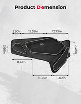 Kemimoto Polaris RZR Pro XP Front Door Bags w/ Knee Pads