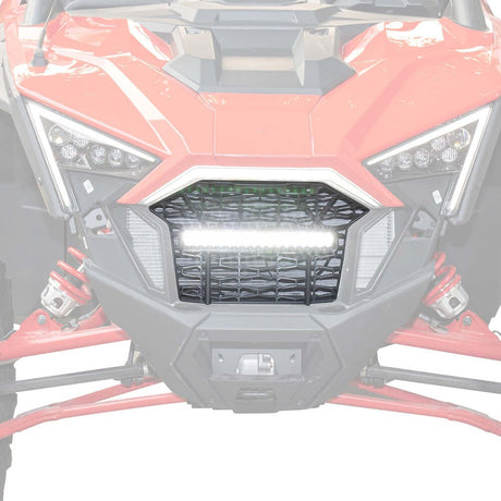 Kemimoto Polaris RZR Pro XP Front Mesh Grill w/ LED Light Bar