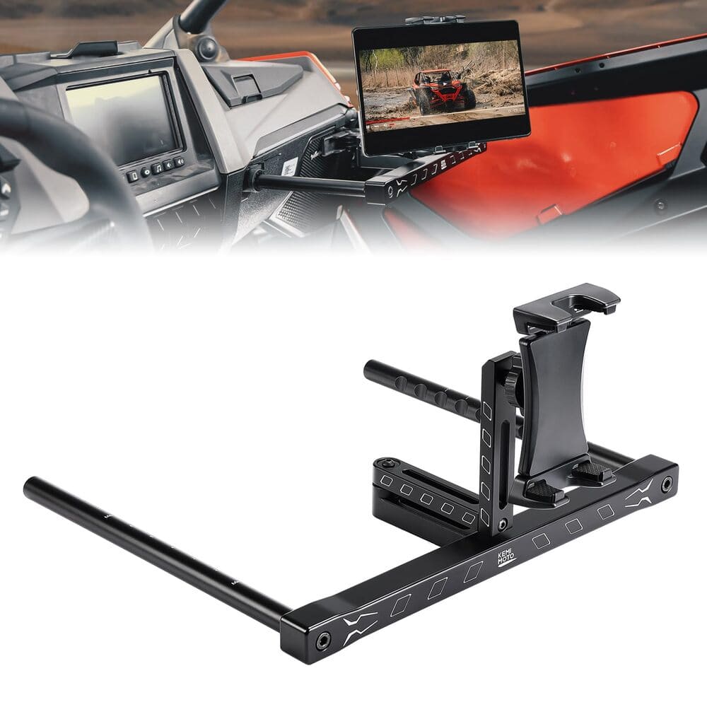 Kemimoto Polaris RZR Pro XP Electronic Device Mounts with Grab Bar