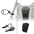 Kemimoto Polaris RZR Pro XP Rear View Side Mirrors & Center Shoulder Bag