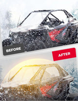 Kemimoto Polaris RZR Pro XP Soft Cab Enclosure Upper Doors - 2 Seat