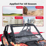 Kemimoto Polaris RZR PRO XP UTV Front Half Windshield PVC