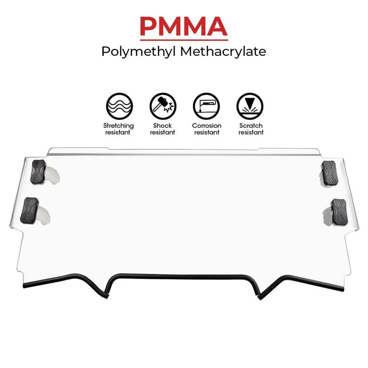 Kemimoto Polaris RZR PRO XP / XP 4 UTV Half Windshield