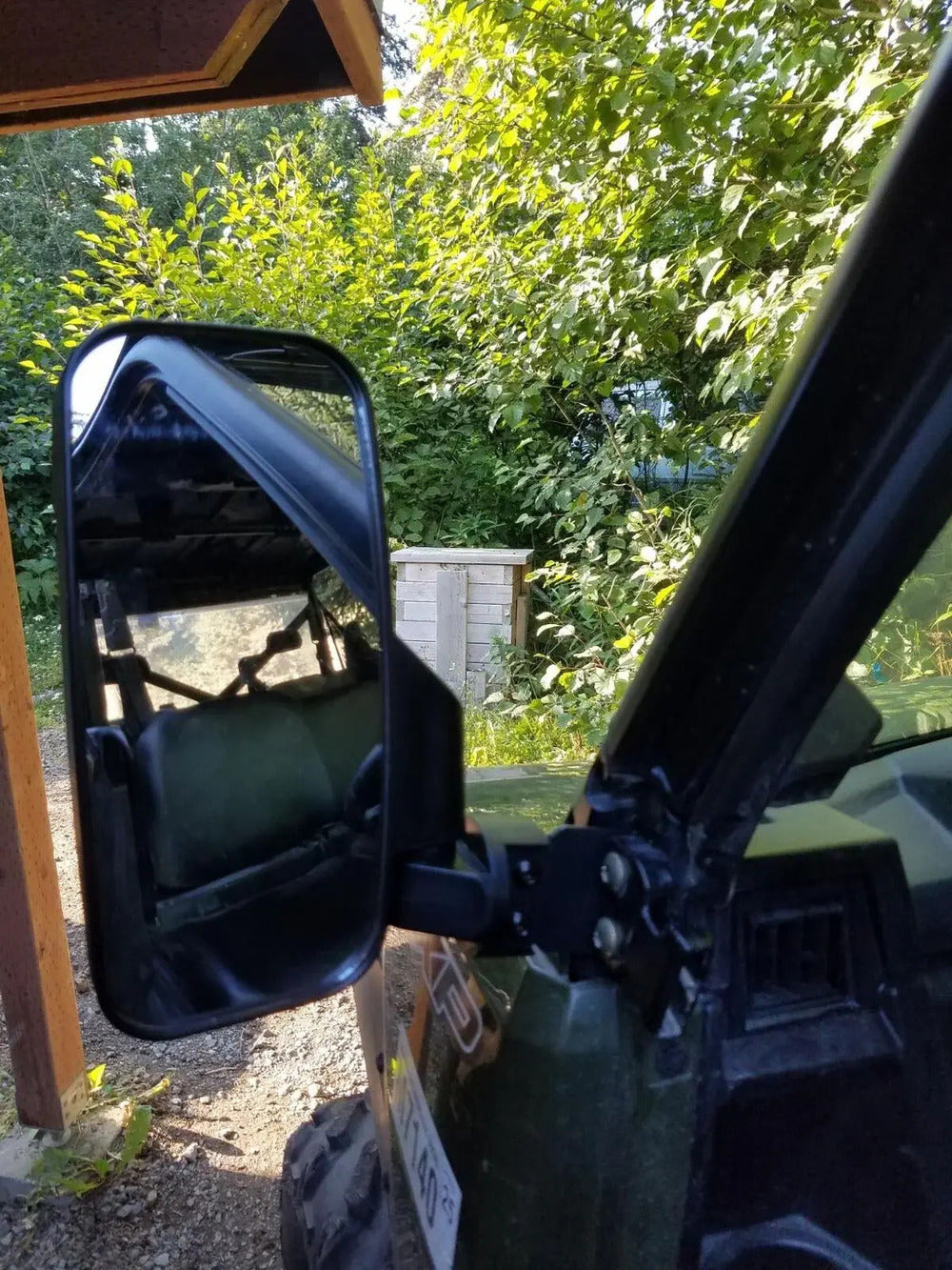 Kemimoto Polaris RZR Ranger 10" Large UTV Side Mirrors With Pro-Fit Cage