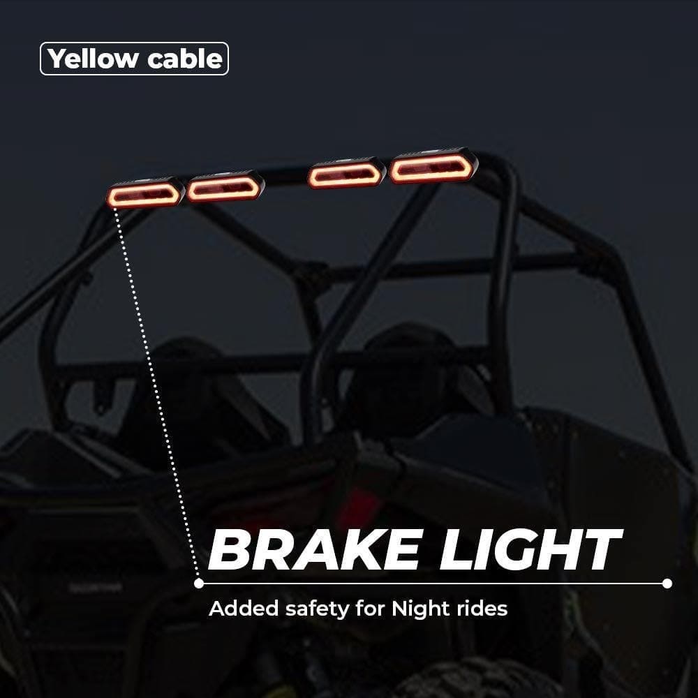 Kemimoto Polaris RZR/ Ranger Universal Roll Bar Tail Light