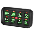 Kemimoto Polaris RZR UTV 12-24V 8 Gang Switch Panel