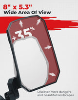 Kemimoto Polaris RZR UTV Aluminum Side Mirrors