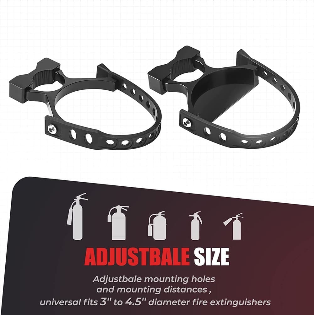 Kemimoto Polaris RZR UTV Fire Extinguisher Holder