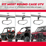 Kemimoto Polaris RZR XP 1000 1.6"-2" Roll Bar Cages UTV Rear View Mirror