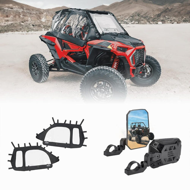 Kemimoto Polaris RZR XP 1000 2 Soft Upper Doors Side Mirrors