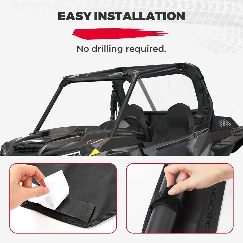 Kemimoto Polaris RZR XP 1000 /4 Soft Rear Windshield