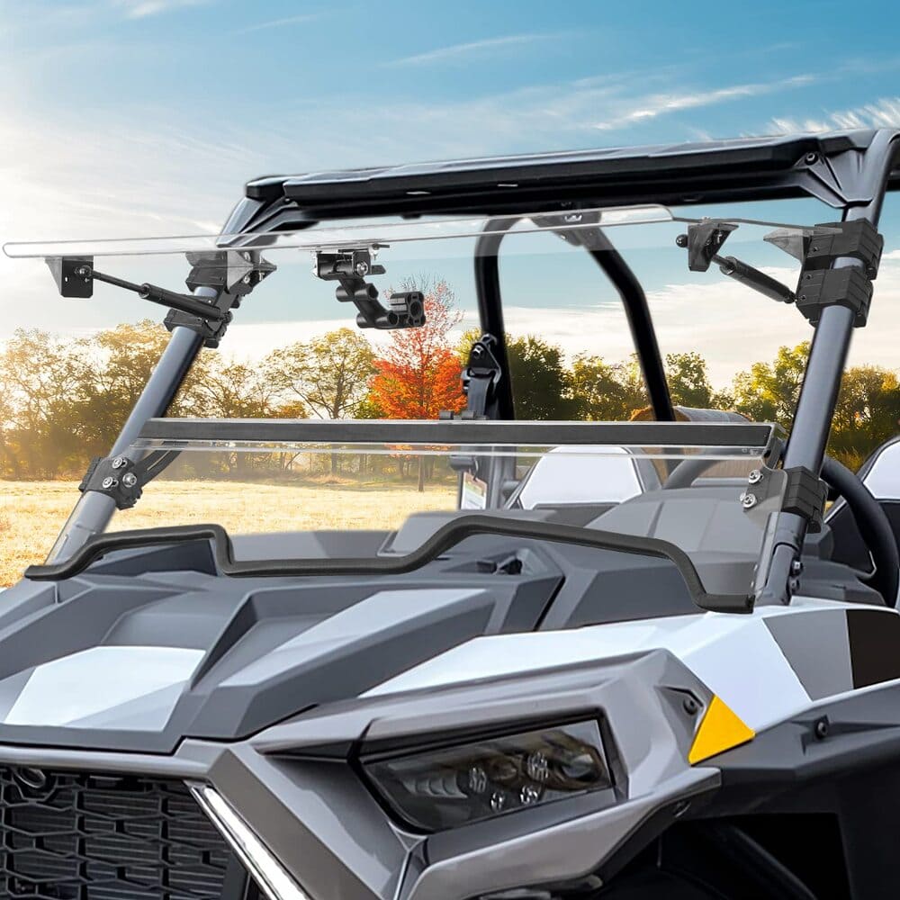 Kemimoto Polaris RZR XP 1000 Cab Enclosures 2 Soft Upper Doors & 3-in-1 Flip Windshield