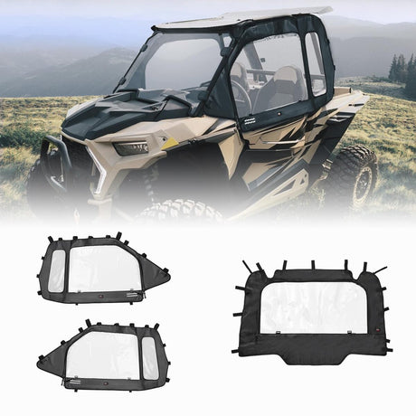 Kemimoto Polaris RZR XP 1000 Cab Enclosures & Soft Rear Windshield