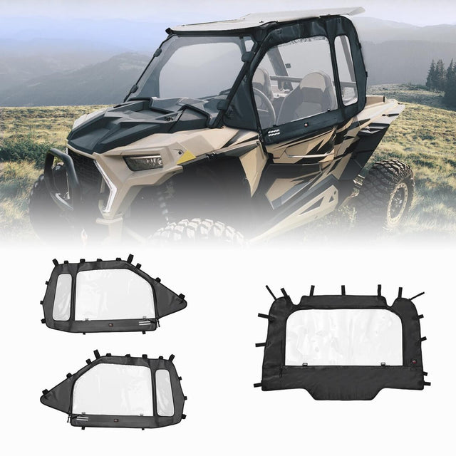 Kemimoto Polaris RZR XP 1000 Cab Enclosures & Soft Rear Windshield