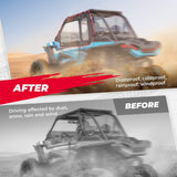 Kemimoto Polaris RZR XP 1000 Cab Enclosures Soft Upper Doors & Front Windshield