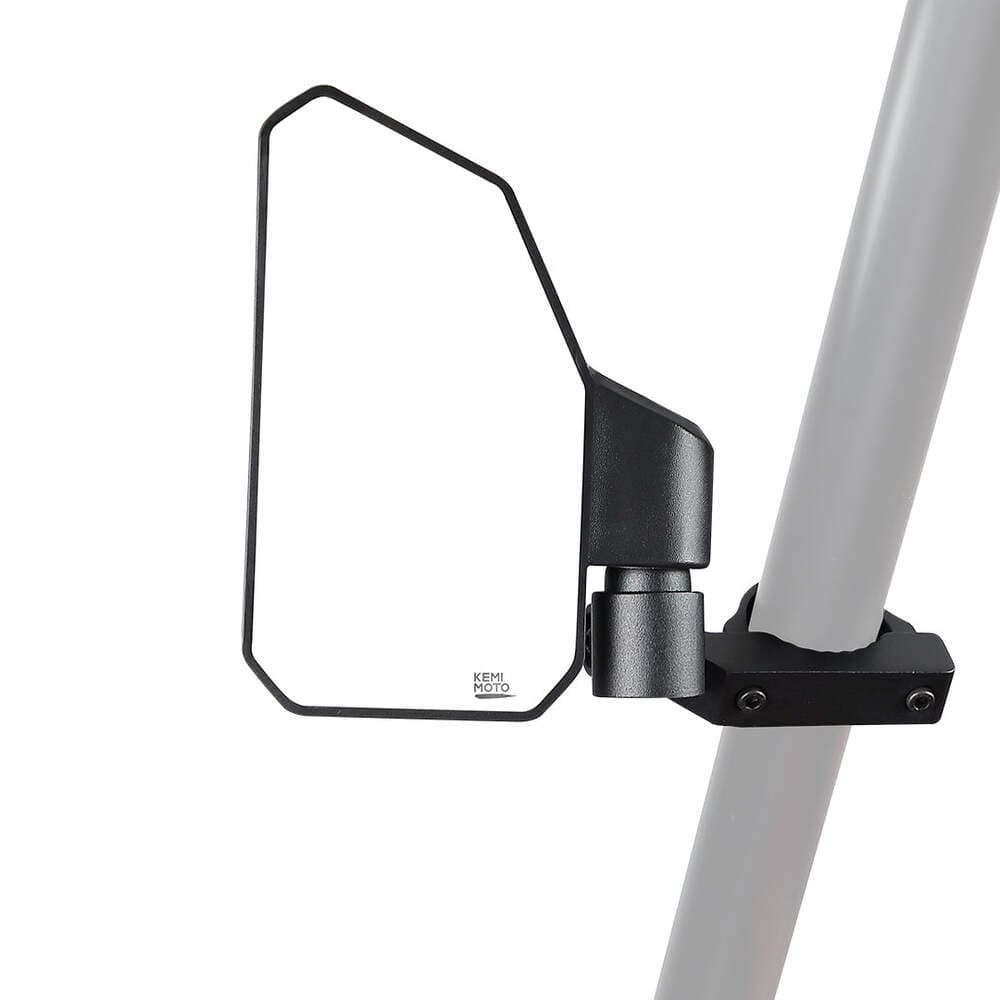 Kemimoto Polaris RZR XP 1000 Fit 1.6"-2" Roll Bar UTV Side Mirrors w/ Windshield
